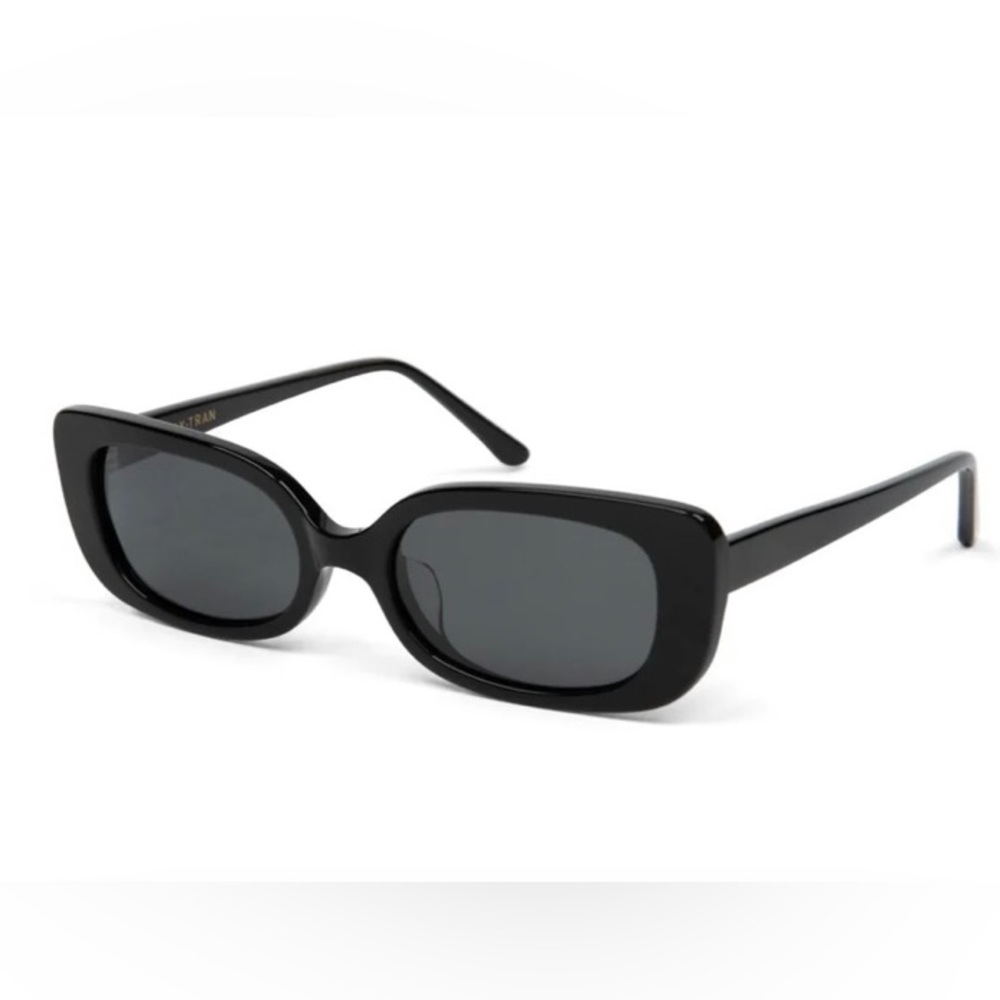 Kay Tran Sunglasses in Polished Black